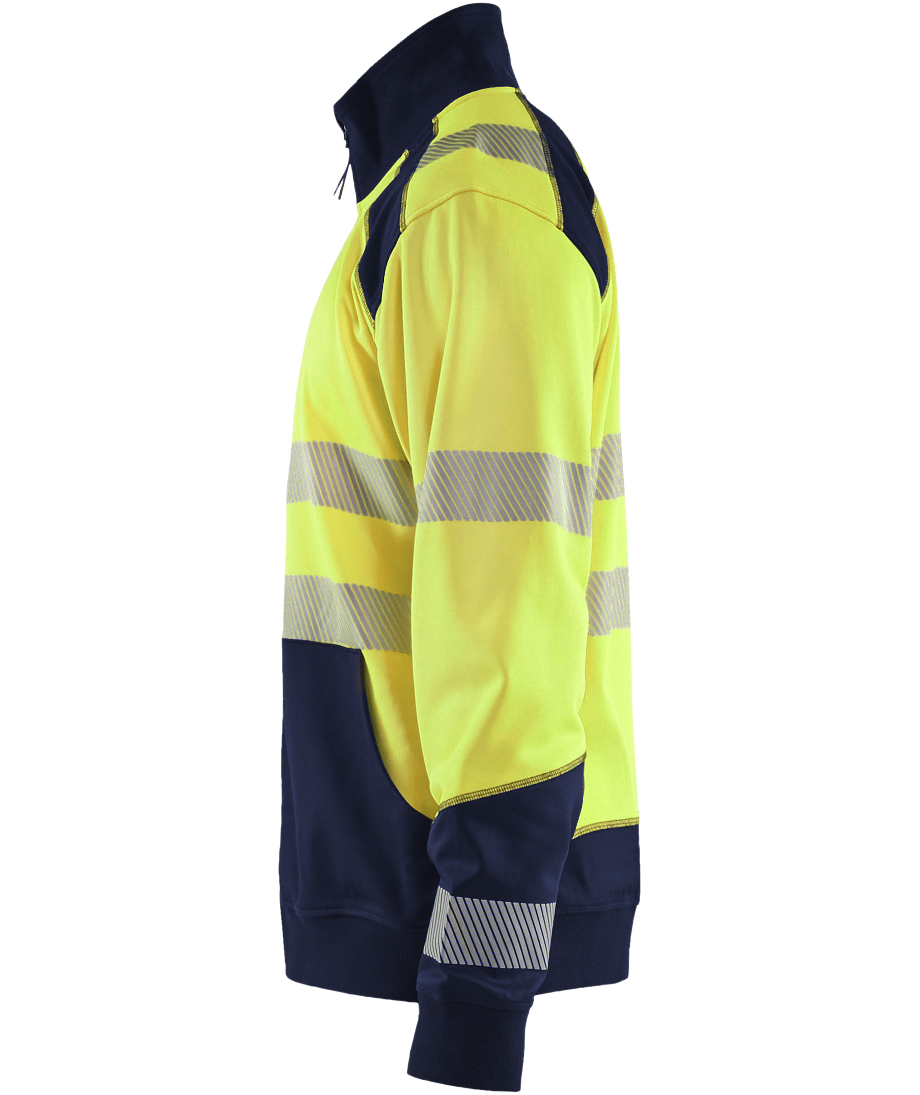 Bl&aring;kl&auml;der cardigan, Hi-Vis yellow/marine, large image number 3