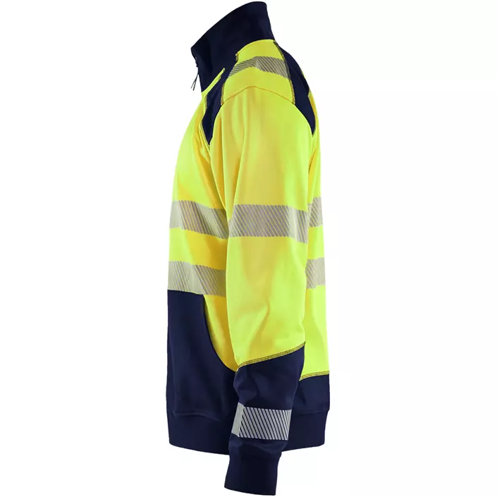 Blåkläder Cardigan, Hi-Vis gelb/marine, large image number 3