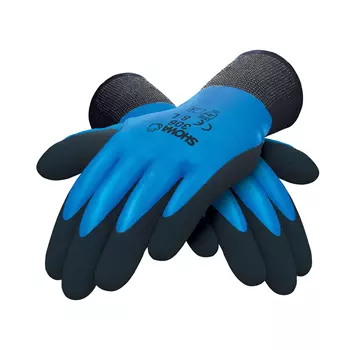Showa 306 dual latex hansker, Blå