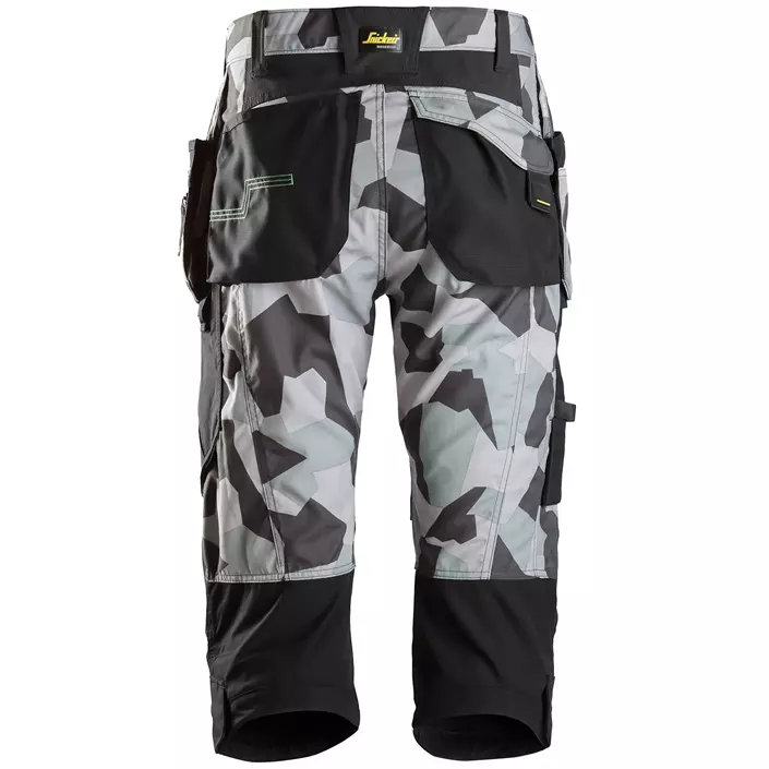 Snickers craftsman knee pants FlexiWork 6905, Camouflage grey/black, large image number 1