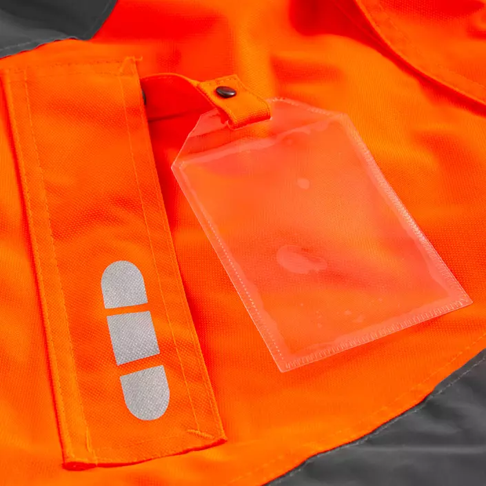Lyngsoe winter work jacket, Hi-Vis Orange/Black, large image number 2