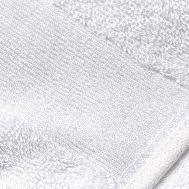 ID terrycloth bath towel, White