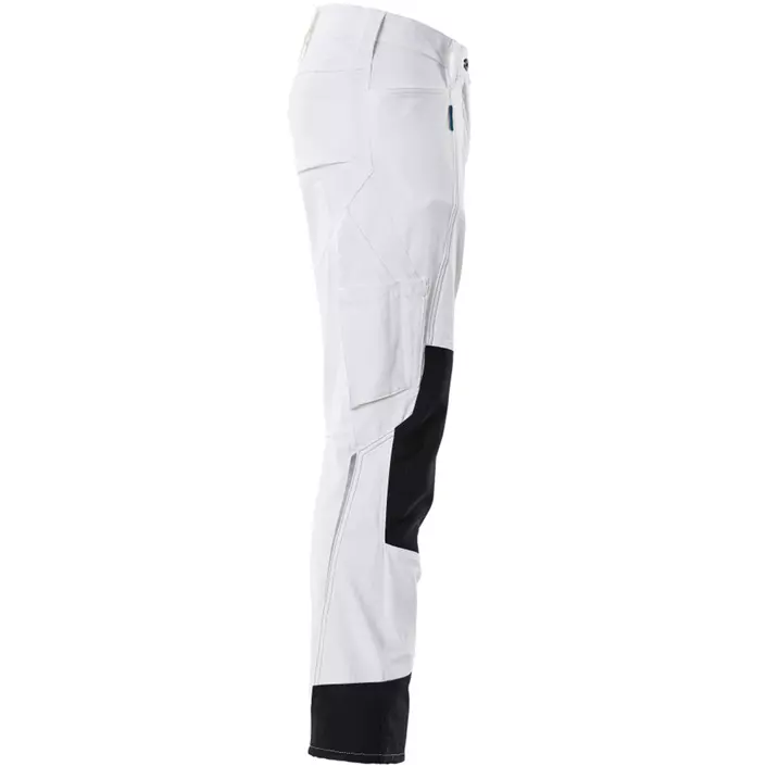 Mascot Advanced pearl fit women’s work trousers full stretch, White, large image number 3