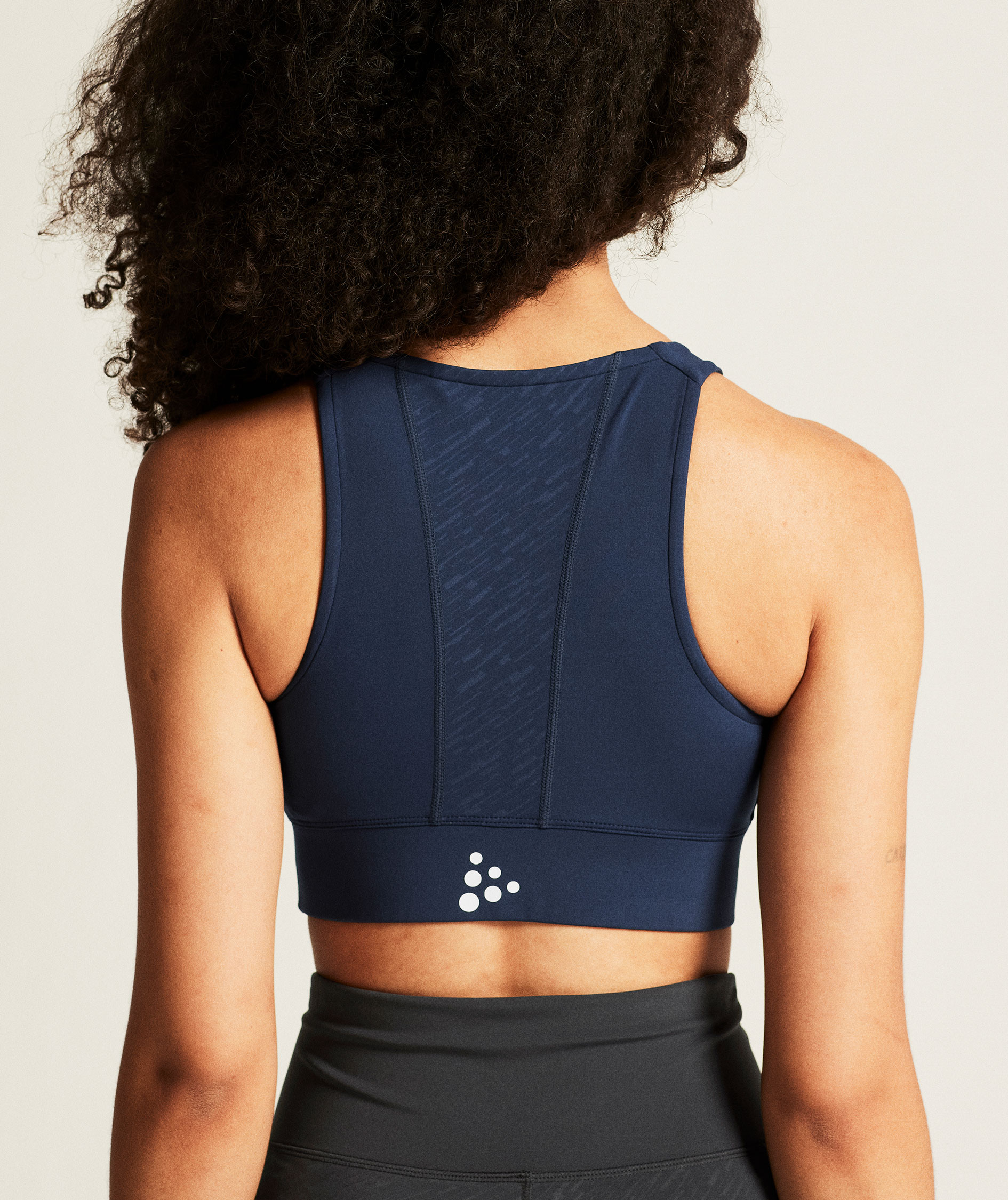 Craft Rush 2.0 dame sports BH, Navy, large image number 6
