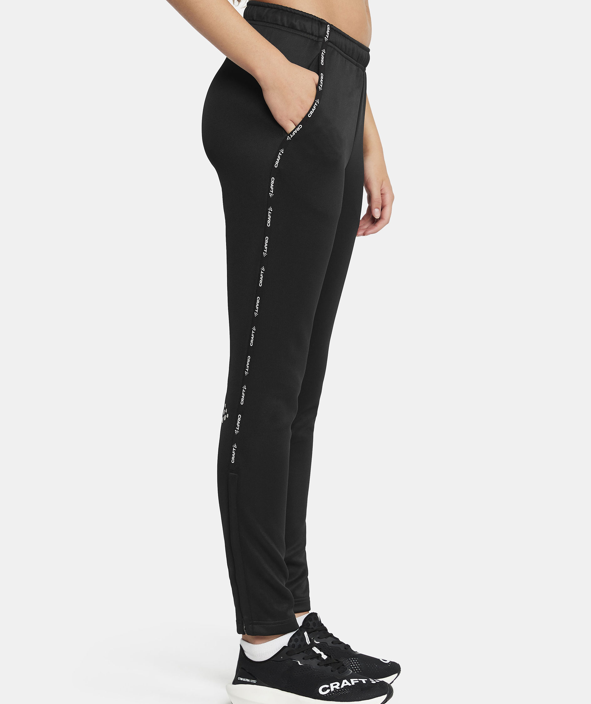 Craft Squad 2.0 women's training pants, Black, large image number 7