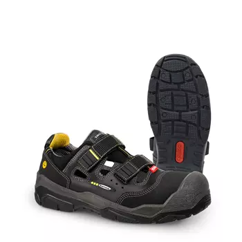 Jalas 1518 Antislip safety sandals S1P, Black