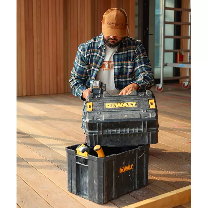 Carhartt flannelskjorte, Navy, large image number 4