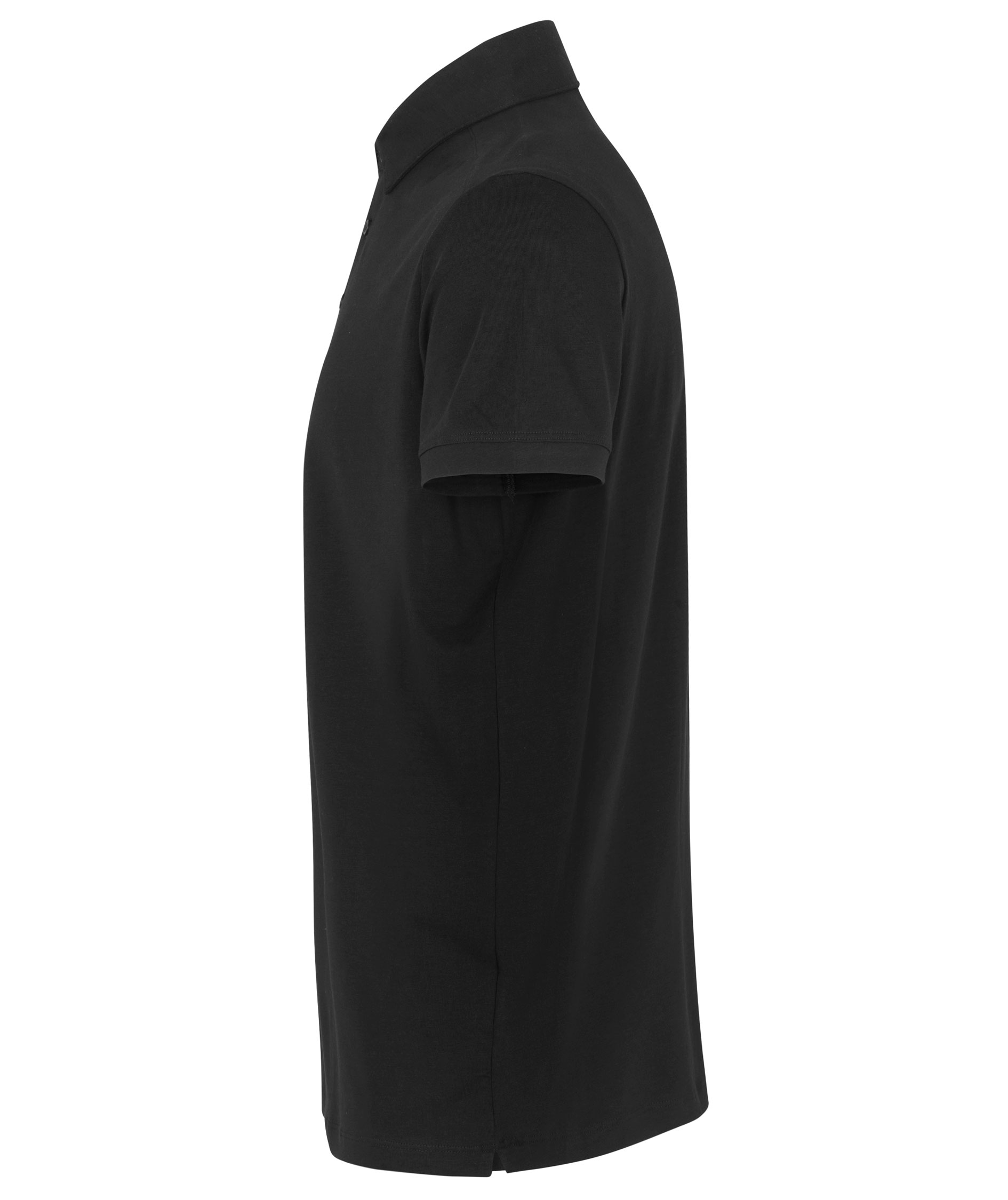 ID business polo with stretch, Black, large image number 2