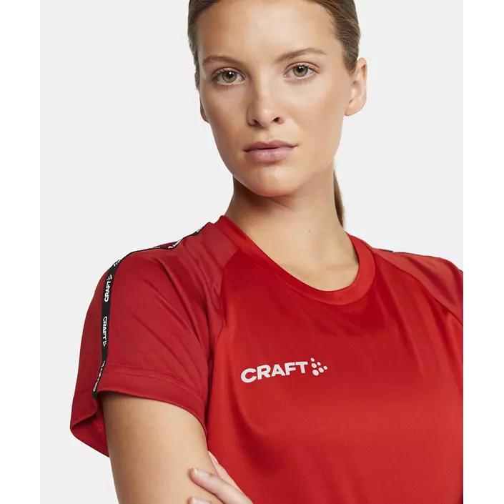 Craft Squad 2.0 Contrast T-shirt dam, Bright Red-Express, large image number 3