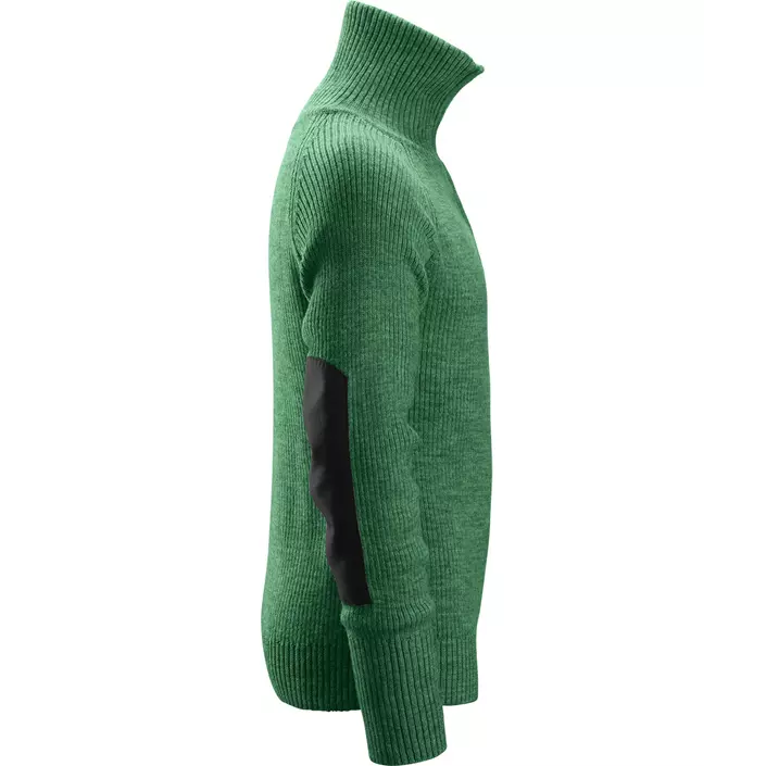 Snickers AllroundWork ½-zip wool sweater 2905, Forest Green, large image number 2
