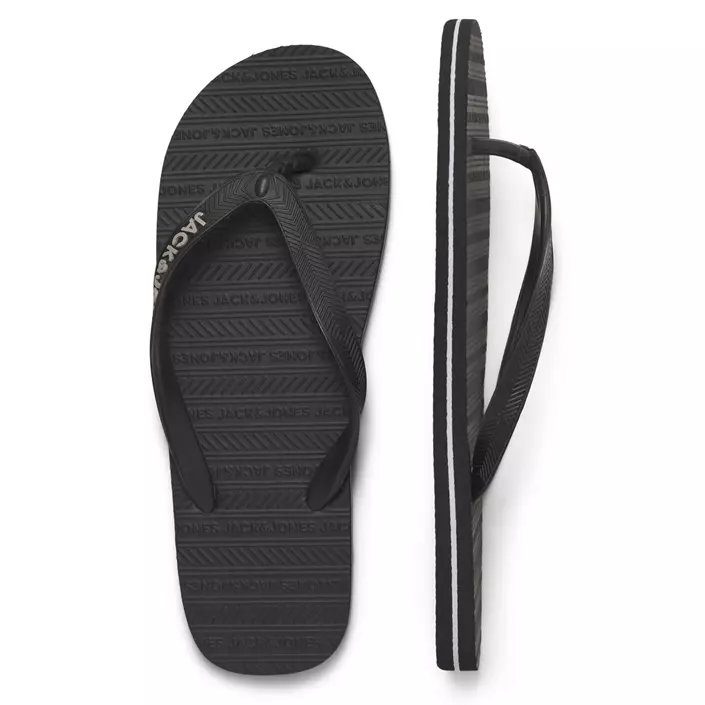 Jack & Jones JWFBASIC Flip Flop Badesandalen, Anthracite, large image number 1