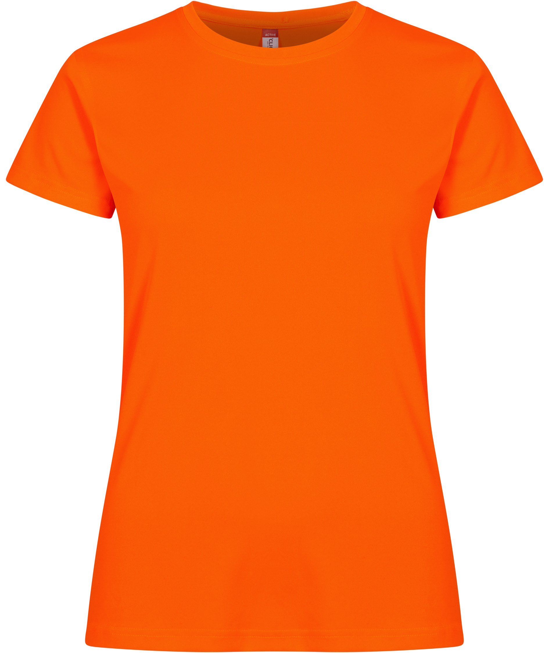 Clique Basic Active-T dame T-shirt, Visibility Orange, Visibility Orange, swatch