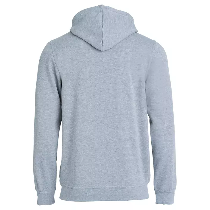 Clique Basic Hoody Full Zip hoodie med blixtlås, Gråmelerad, large image number 2