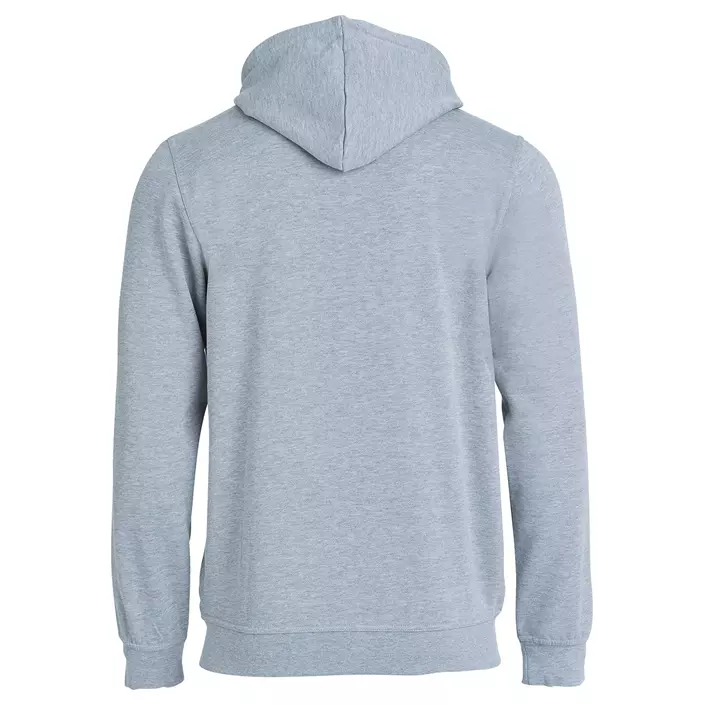 Clique Basic Hoody hoodie with full zipper, Grey Melange, large image number 2