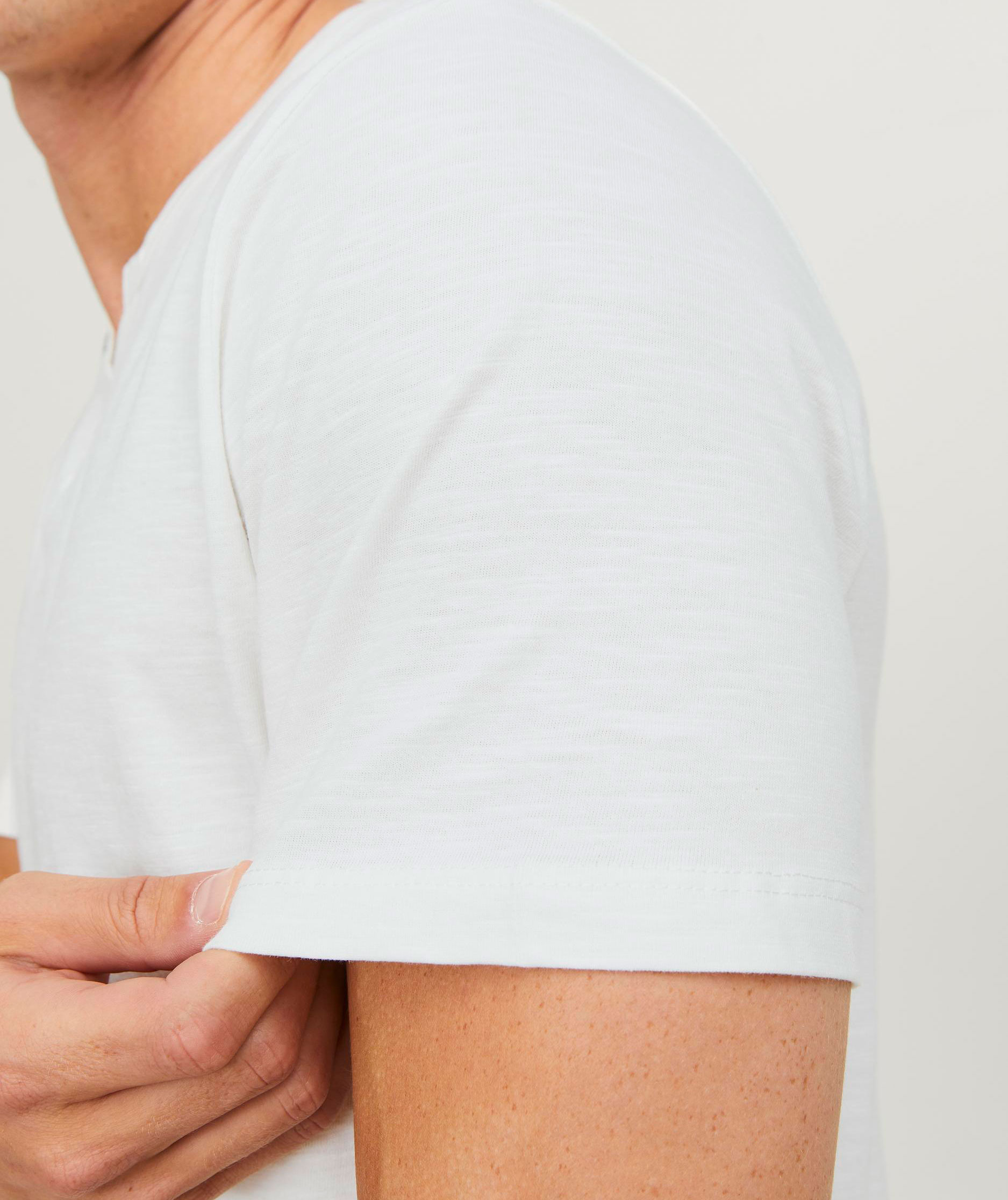 Jack & Jones JJESPLIT T-shirt, Cloud Dancer, large image number 3