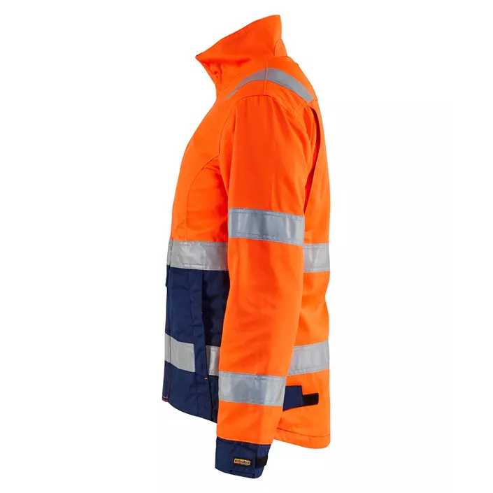 Blåkläder Damen Arbeitsjacke, Hi-vis Orange/Marine, large image number 3