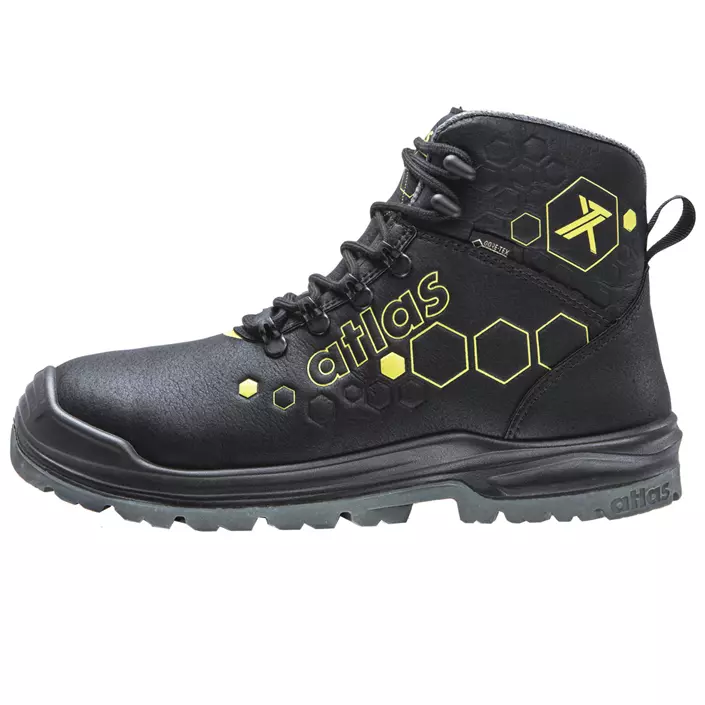 Atlas XT 510 GTX safety boots S3, Black/Yellow, Black/Yellow, large image number 1