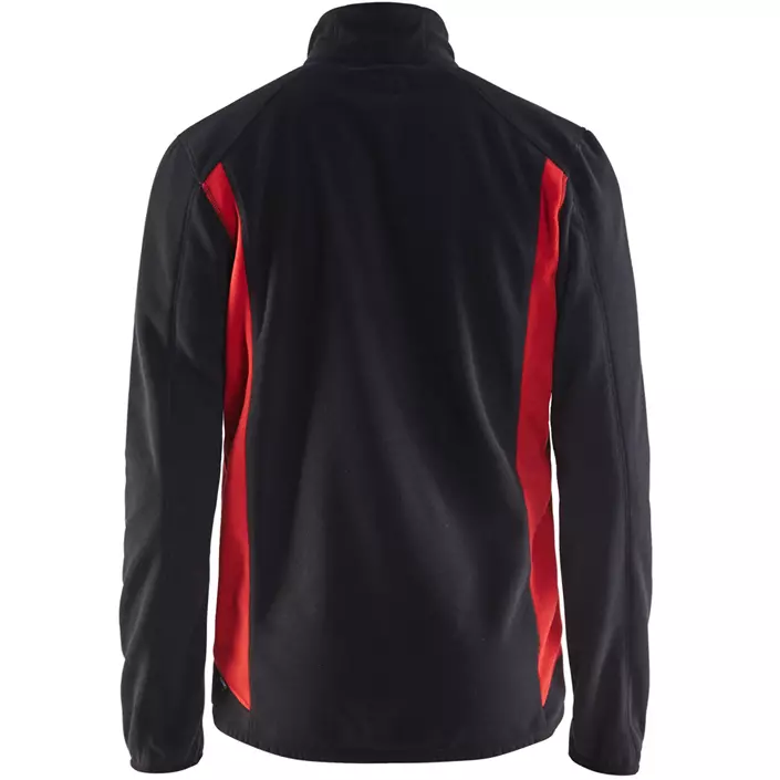 Blåkläder Unite fleece jacket, Black/Red, large image number 1