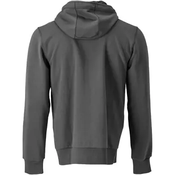Mascot Customized hoodie with zipper, Stone grey