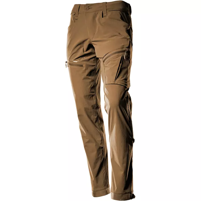 Mascot Customized functional trousers full stretch, Nut brown, large image number 0