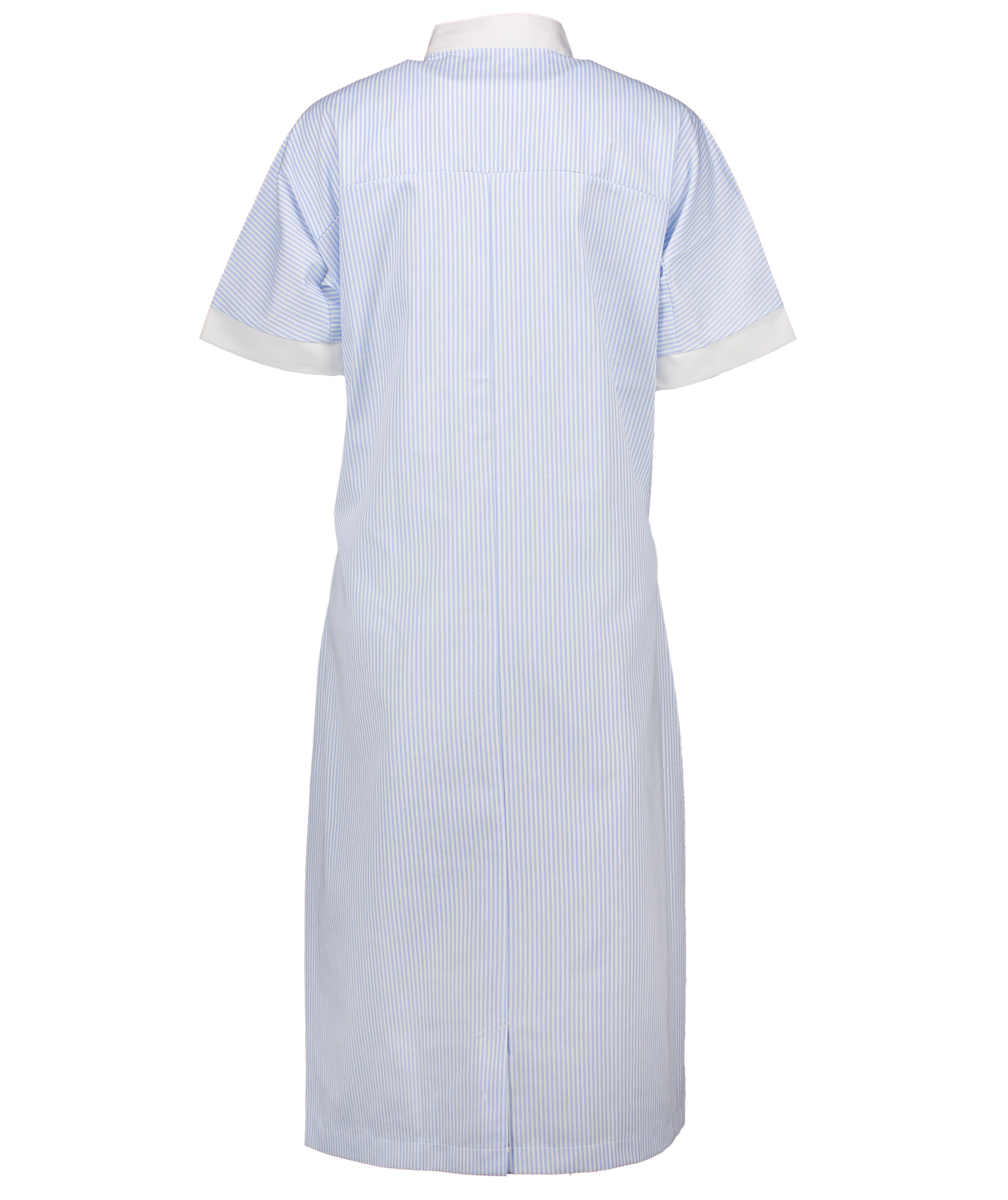 Borch Textile 0519 Damenkleid 180 gsm, Hellblau/wei&szlig; gestreift