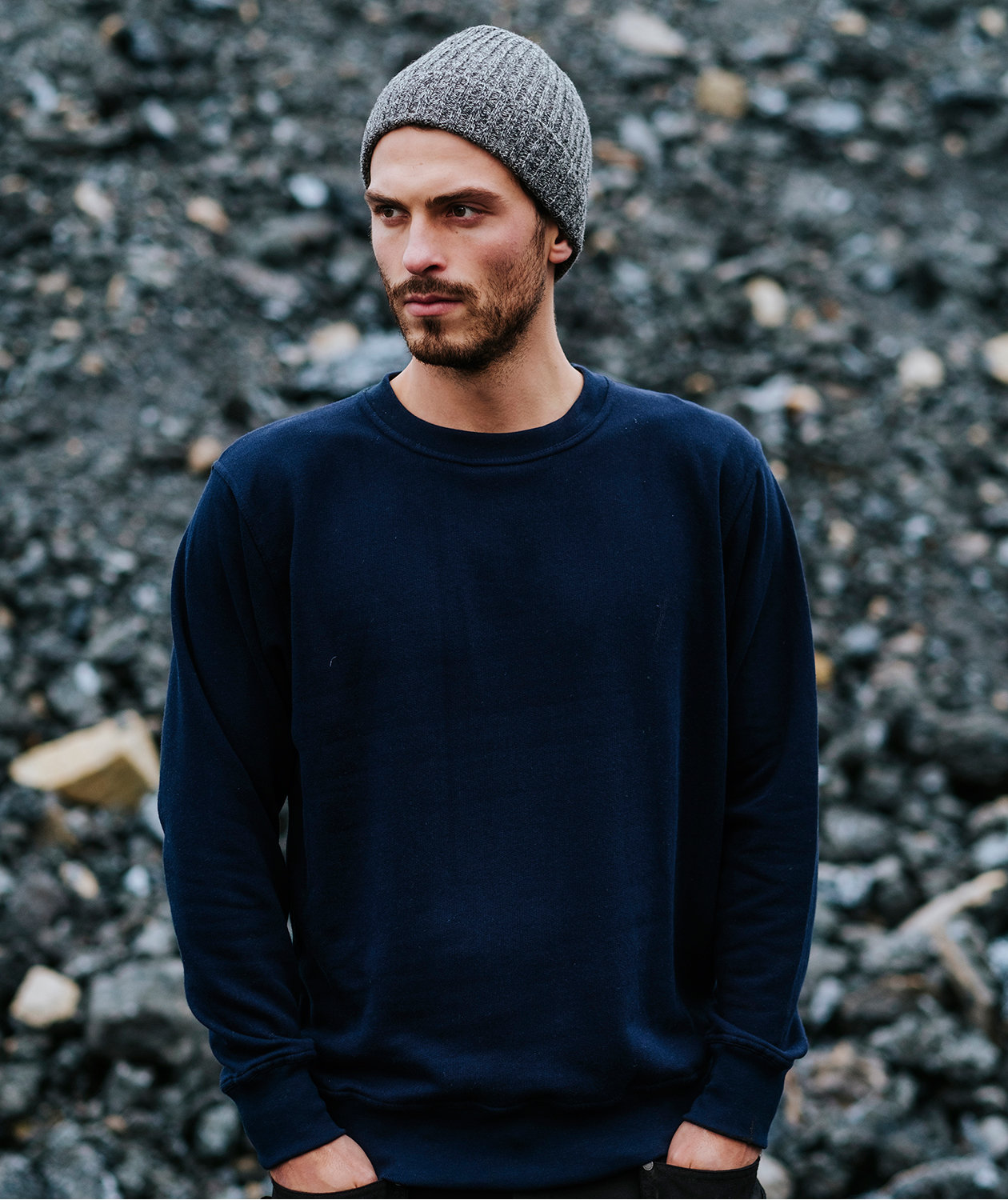 YOU Industrial  sweatshirt, Marine Blue