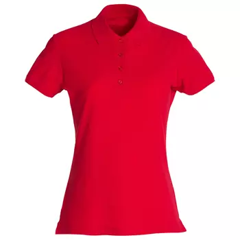 Clique Basic Damen Poloshirt, Rot