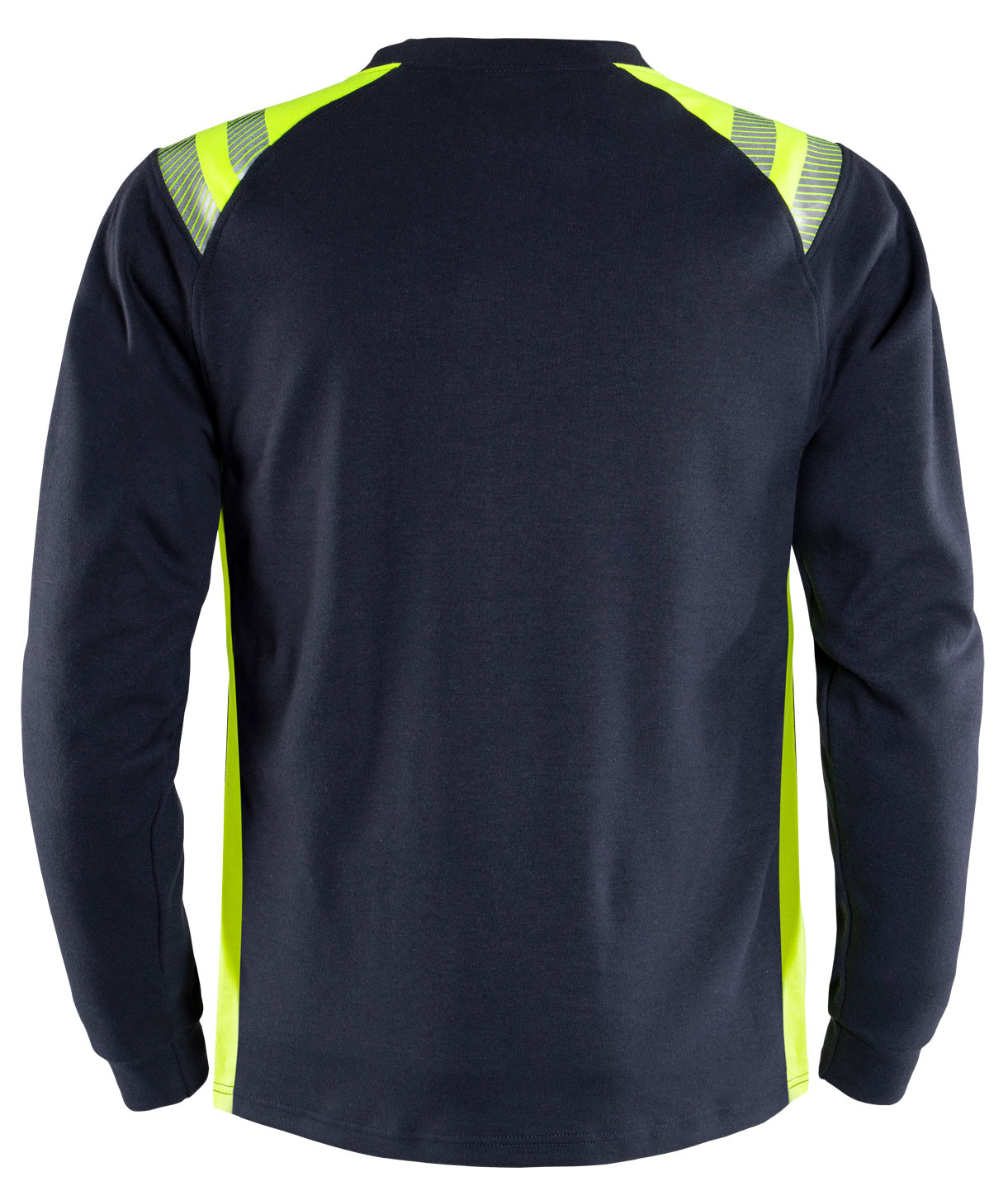 Fristads Flamestat long-sleeved T-shirt 7360 TFL, Marine/Hi-Vis yellow