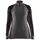 Blåkläder XWARM langærmet dame undertrøje med merinould, Mellemgrå/sort, Mellemgrå/sort, swatch