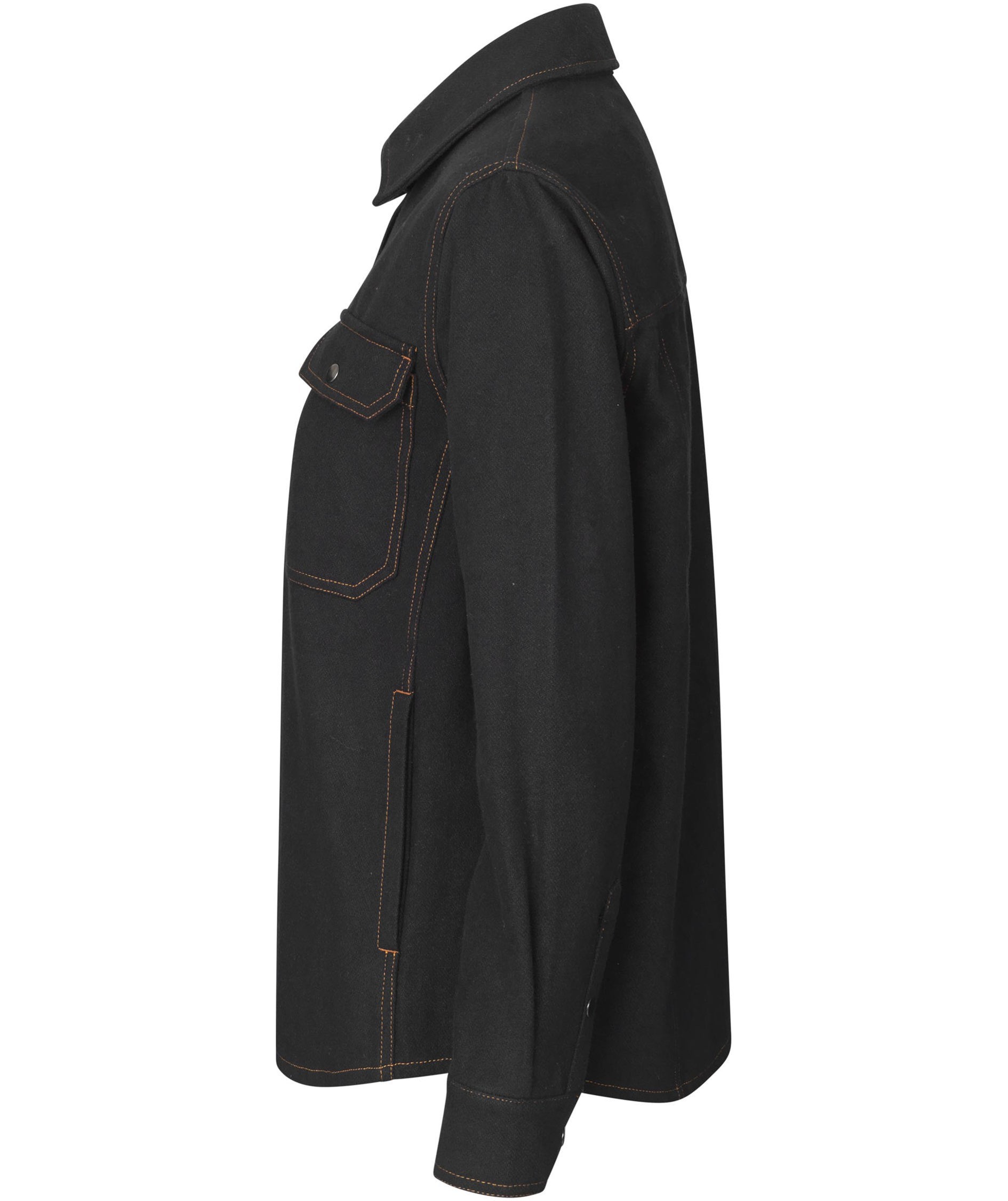 ID Modern fit Damen Flanellhemd, Schwarz, Schwarz, large image number 2