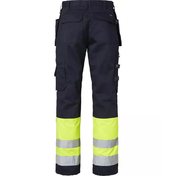 Top Swede craftsman trousers 2171, Navy/Hi-Vis yellow, large image number 1