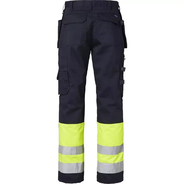 Top Swede craftsman trousers 2171, Navy/Hi-Vis yellow, large image number 1