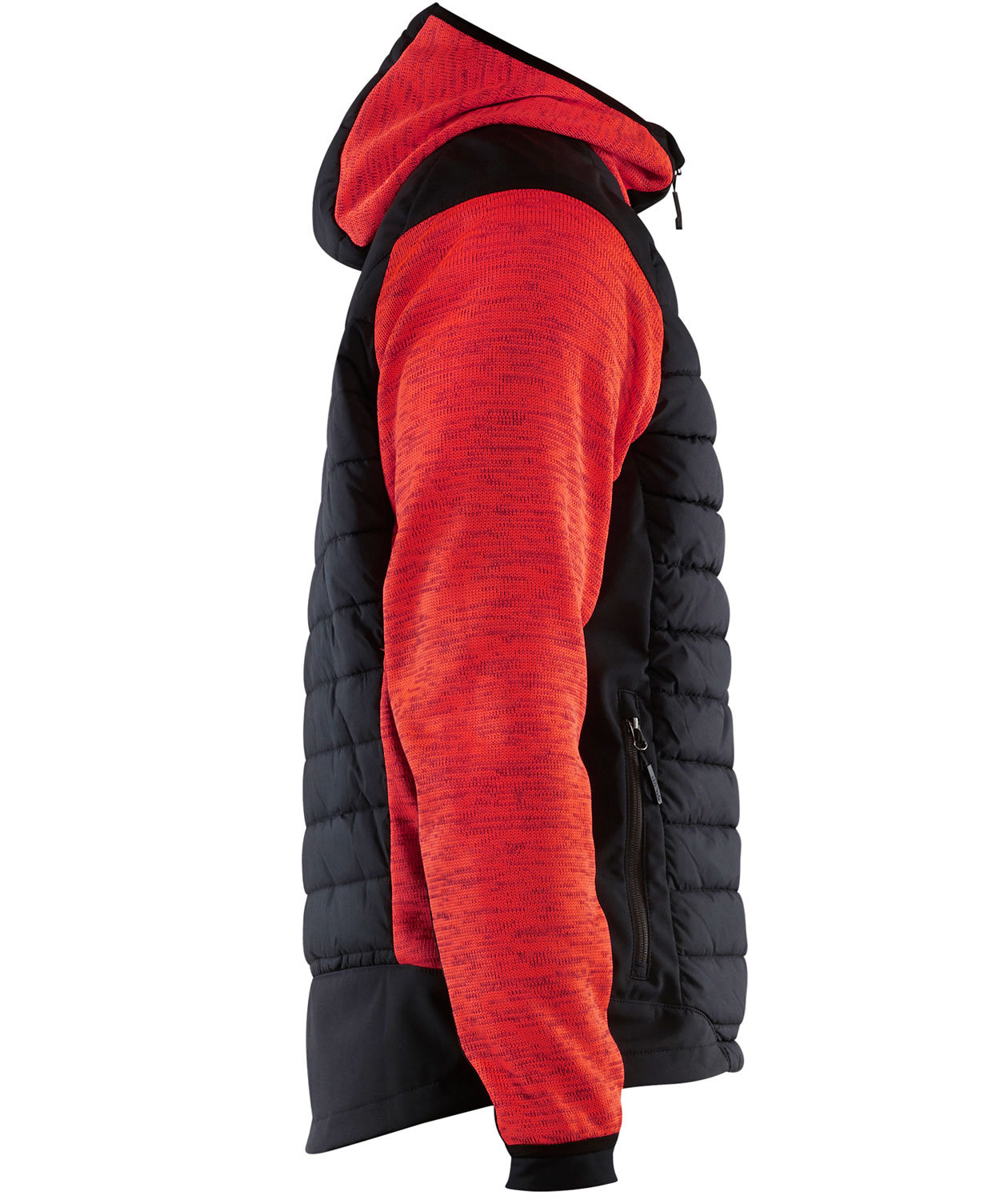 Bl&aring;kl&auml;der hybridjacka, R&ouml;d/Svart, large image number 3