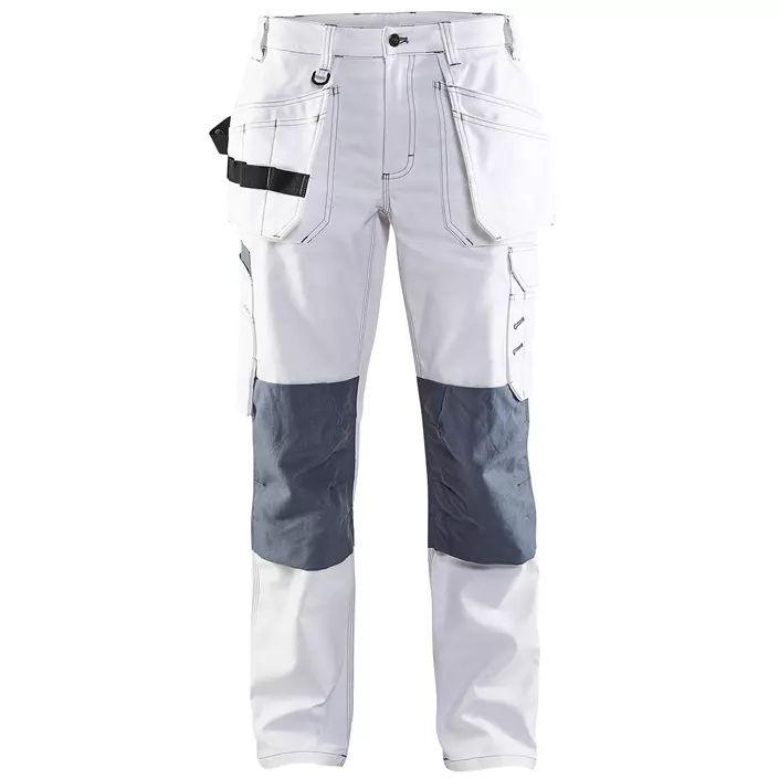 Blåkläder women's craftsman trousers, White/Grey, large image number 0