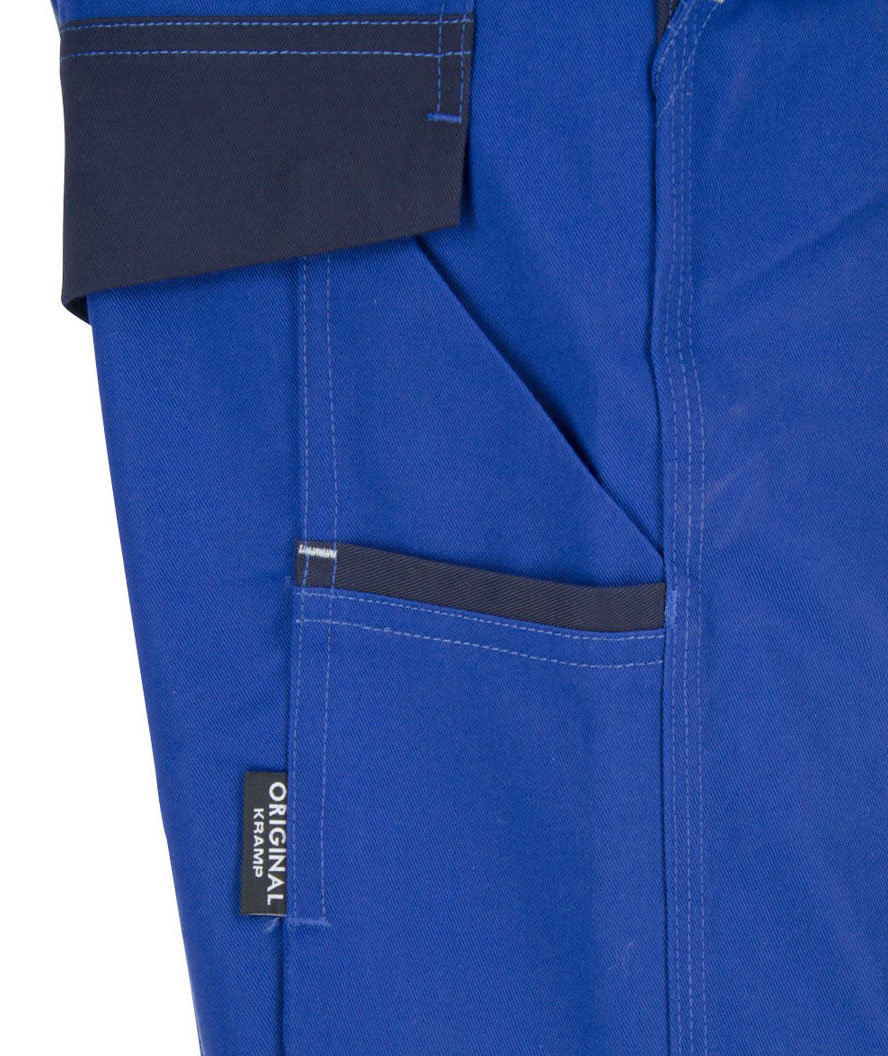 Kramp Original work trousers with belt, Royal Blue/Marine, large image number 4