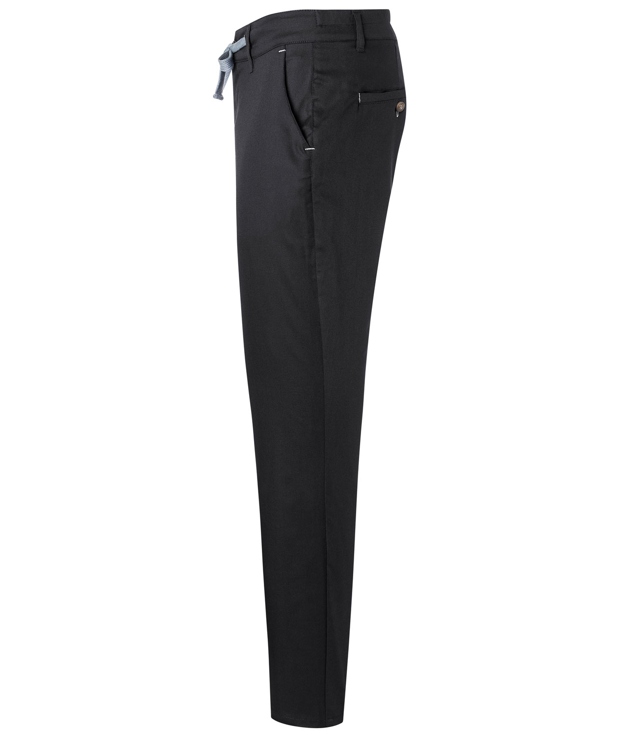 Karlowsky chino trousers with stretch, Black, large image number 3