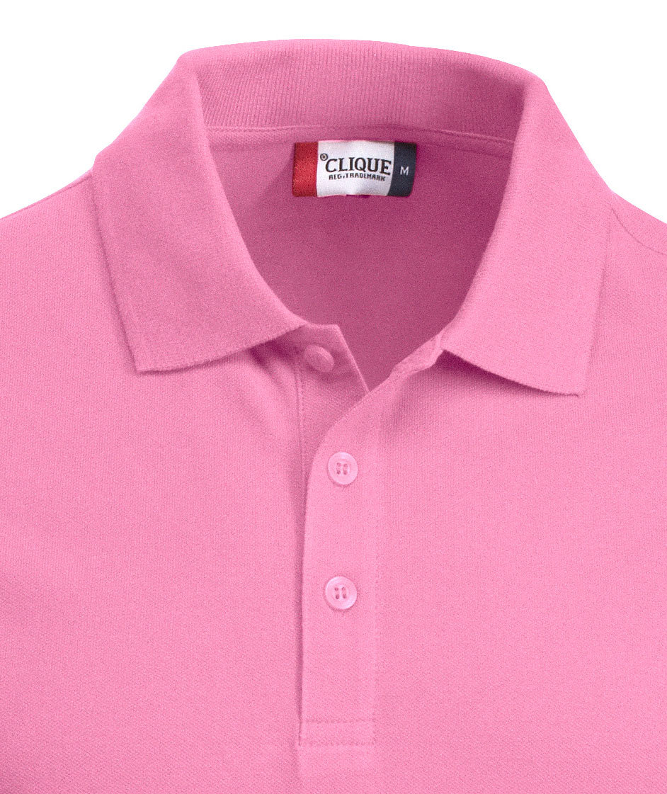 Clique Classic Lincoln polo t-shirt, Lys Pink, large image number 1
