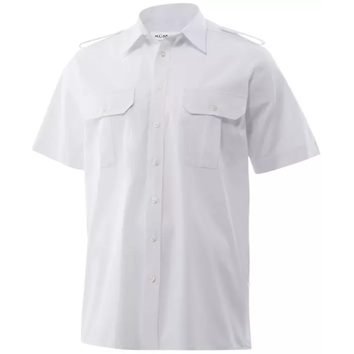 Kümmel Howard Classic fit short-sleeved pilot shirt, White, large image number 0