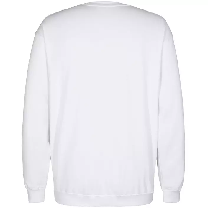 Engel collegetröja/sweatshirt, Vit, large image number 1