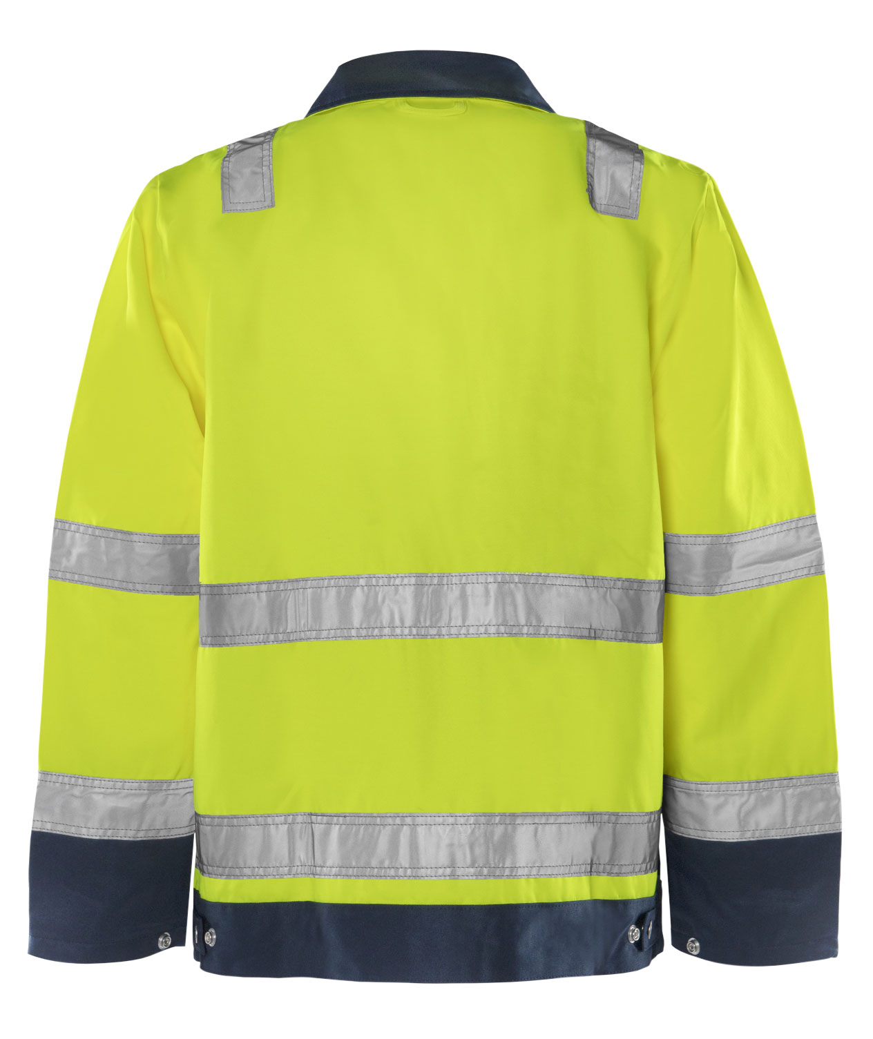 Fristads work jacket, Hi-Vis yellow/marine, large image number 1