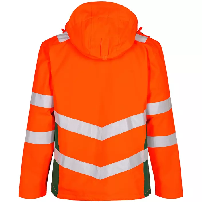 Engel Safety skaljakke, Hi-vis Orange/Grøn, large image number 1