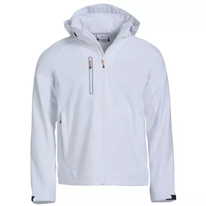 Clique Milford softshell jacket, White, large image number 0
