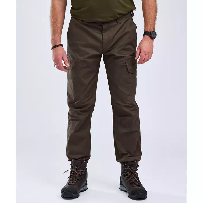 Pinewood Finnveden Outdoor bukser, Dark Olive, large image number 1