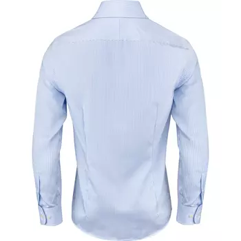 J. Harvest & Frost Twill Yellow Bow 50 regular fit skjorte, Sky Blue/Stripe
