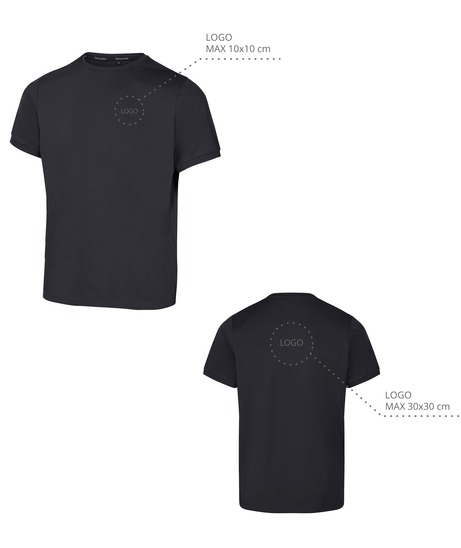 Pitch Stone Recycle women's T-shirt, Navy, large image number 2