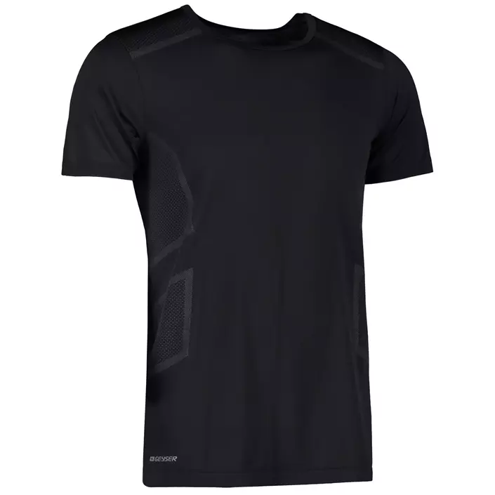 GEYSER seamless T-shirt, Black, large image number 2