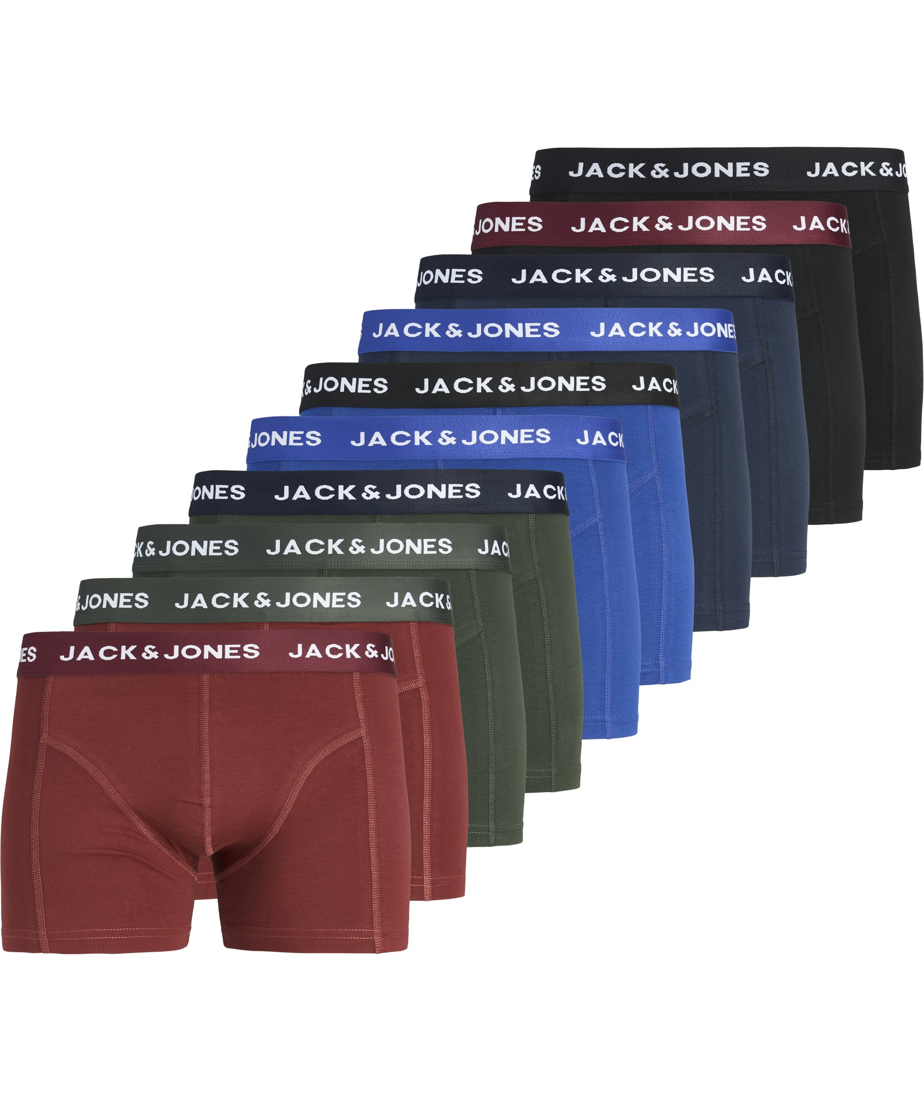Jack & Jones JACSOLID 10-pack boxershorts, Rosin Sodalite Blue, Rosin Sodalite Blue, swatch