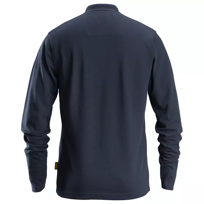 Snickers long-sleeved polo shirt 2608, Navy, large image number 1