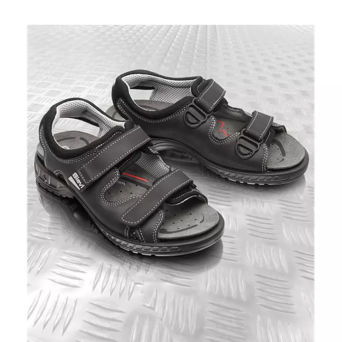 Sievi Rom 2 work sandals OB, Black, large image number 1