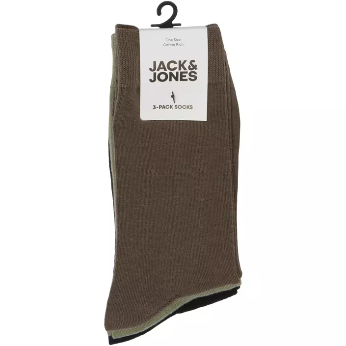 Jack & Jones JACCOL 3-pack strømper, Bungee Cord, Bungee Cord, large image number 4